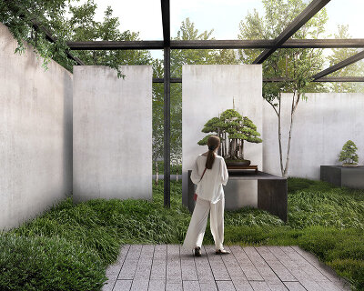 trahan architects + reed hilderbrand plan national bonsai + penjing museum in the US
