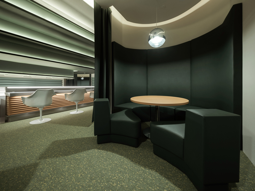 various associates creates a 'retro-futuristic' space for shanghai restaurant designboom