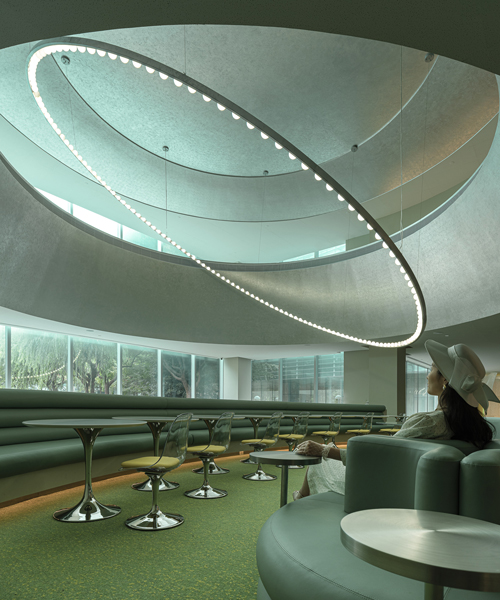 various associates creates a 'retro-futuristic' space for shanghai restaurant