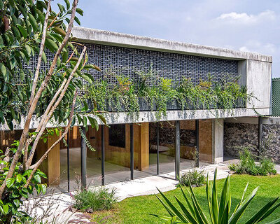 ViGA arquitectos remodels a 1970s residence for 'agua house' in mexico city