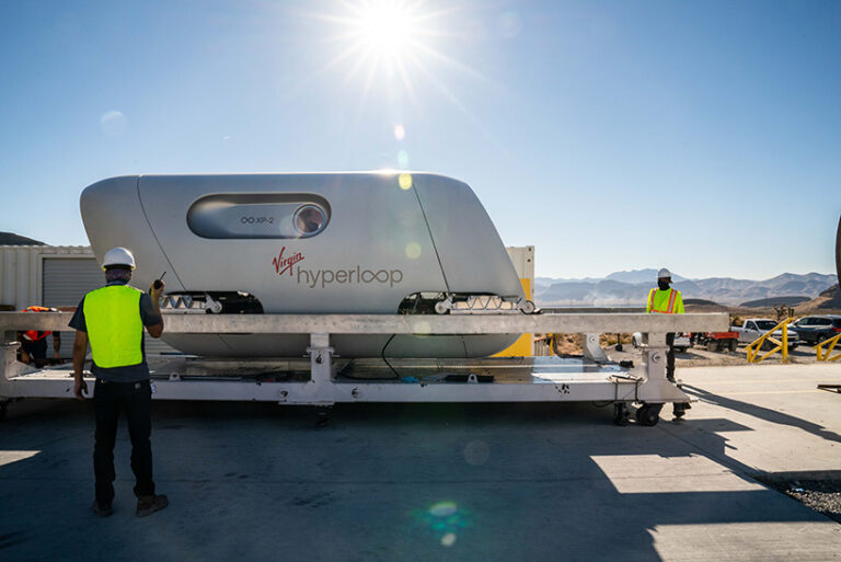 BIG-designed virgin hyperloop successfully completes first passenger test