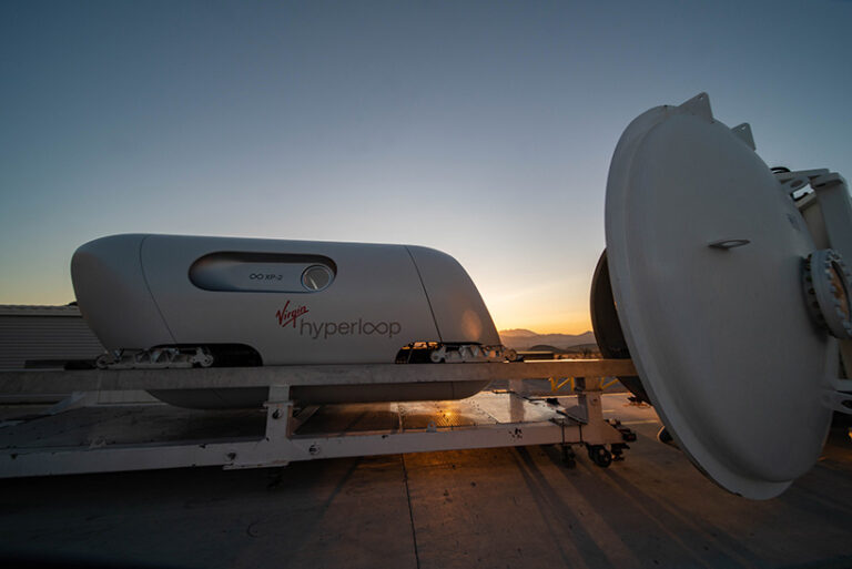 Hyperloop First Test Drive Video BIG-designed virgin hyperloop successfully completes first passenger test
