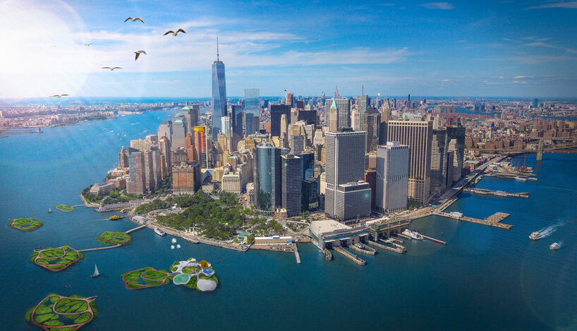 3deluxe envisions floating campus complete with a natural biotope for manhattan