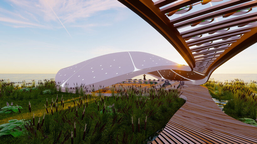 3deluxe envisions floating campus complete with a natural biotope for manhattan