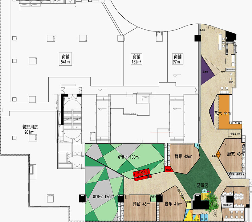 DUstudio designs interactive, inspiring NYC kids club in shijiazhuang, china