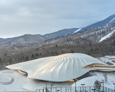MAD-designed 'yabuli entrepreneurs' congress center' nears completion in northeastern china