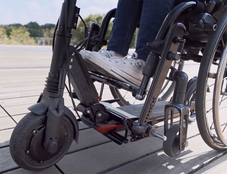 omni's 'globetrotter' helps create an electric wheelchair