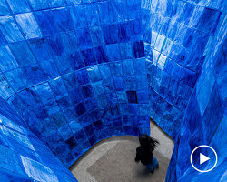 'vacío' by PALMA is an ephemeral paper installation in mexico city