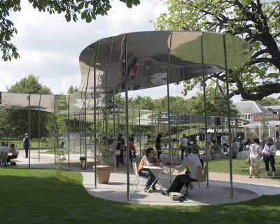 SANAA's serpentine gallery pavilion 2009 opens in london
