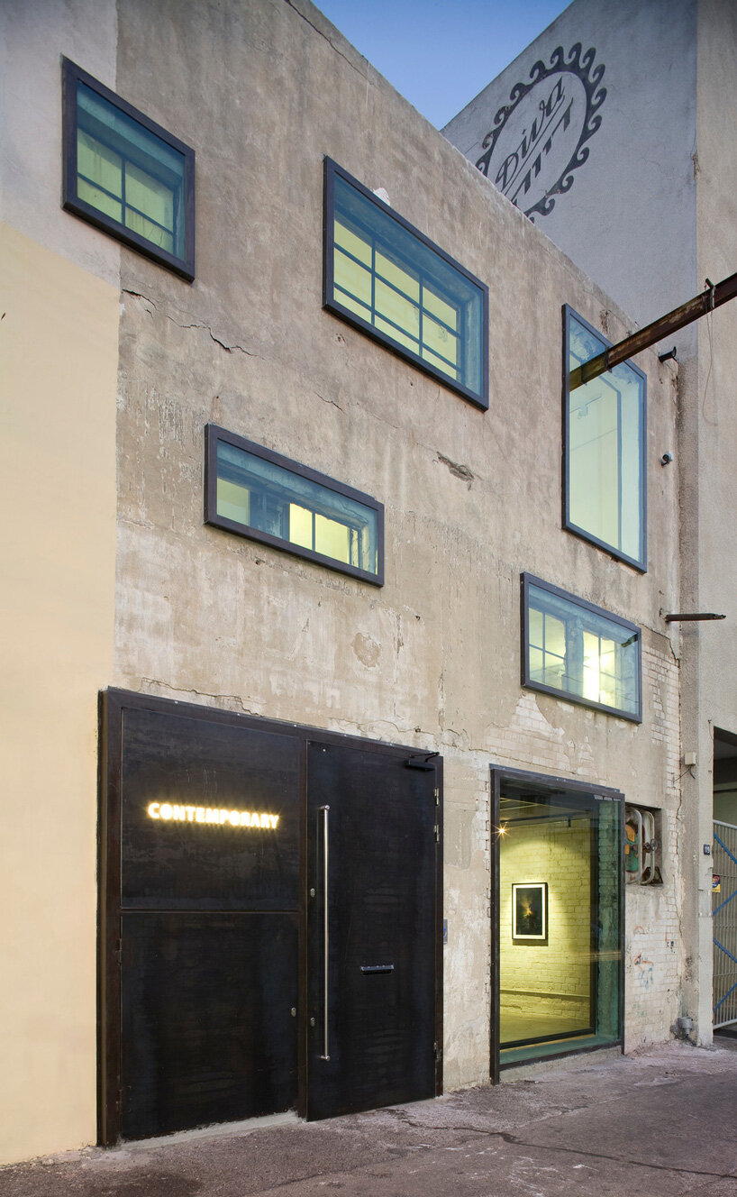 a. lerman architects converts former print factory in tel aviv into contemporary art gallery