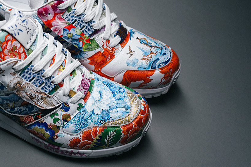 adidas X meissen unite to create hand-painted ZX8000 porcelain art 