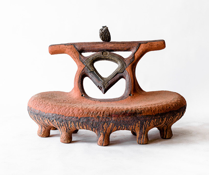 andile dyalvane on ancestry, community and his sculptural ceramic seating for friedman benda's 'design in dialogue'