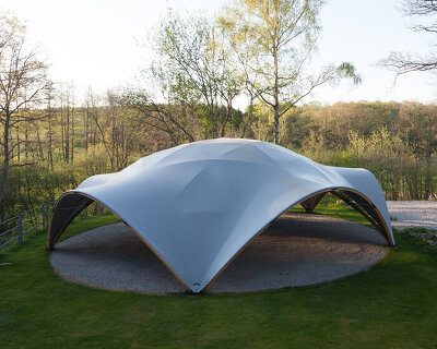 arkDomes is a new generation of geodesic dome designed by russian engineers