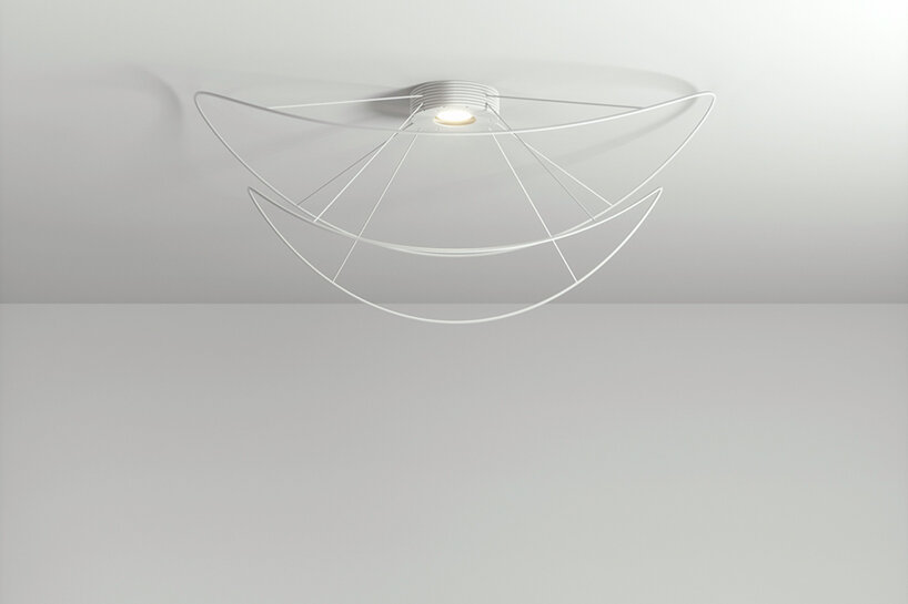innovative, functional yet sculptural axolight designs shine bright in total white