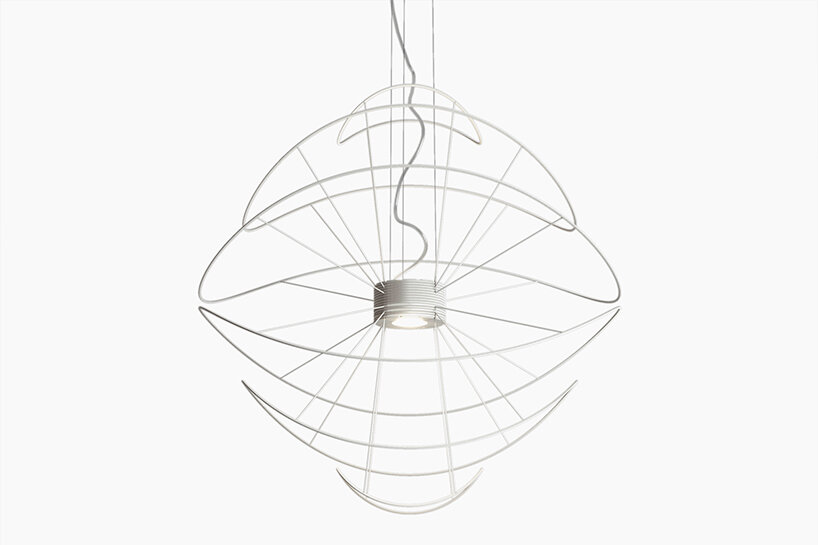 innovative, functional yet sculptural axolight designs shine bright in total white