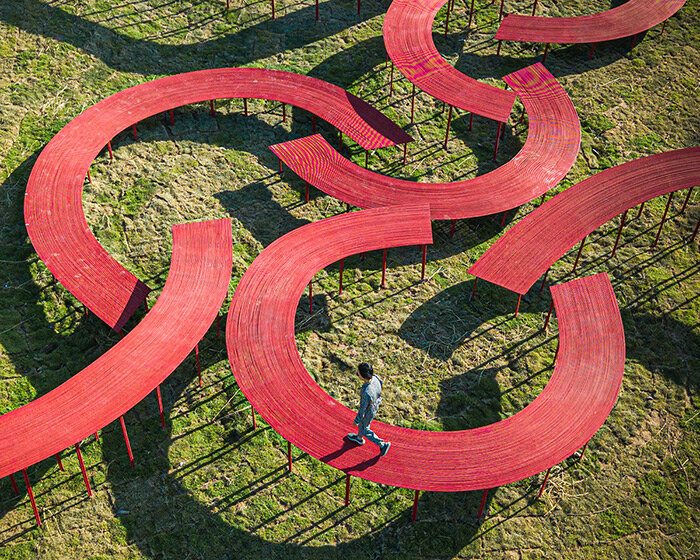 bangkok project studio elevates 'the walk' in thailand to highlight the importance of nature