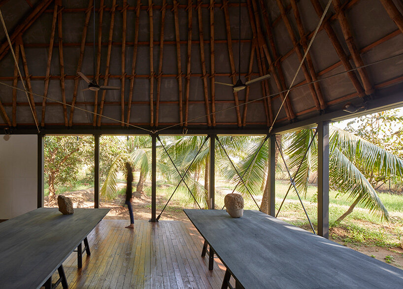 architecture brio elevates mumbai artist retreat on boulders to protect it from flooding