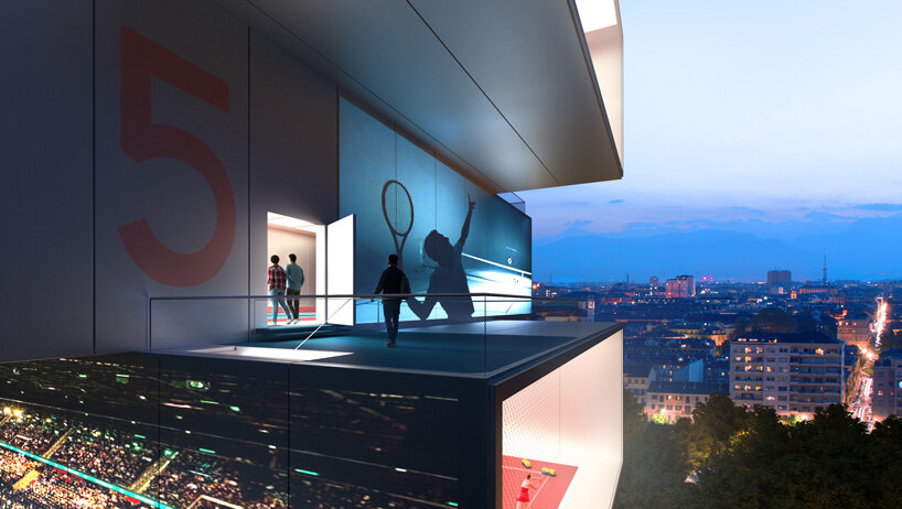 carlo ratti associati unveils 300ft tall 'playscraper' tennis tower concept designboom