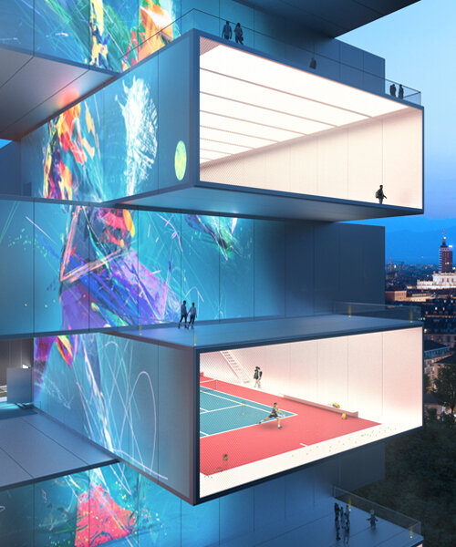 carlo ratti associati unveils 300ft tall 'playscraper' tennis tower concept
