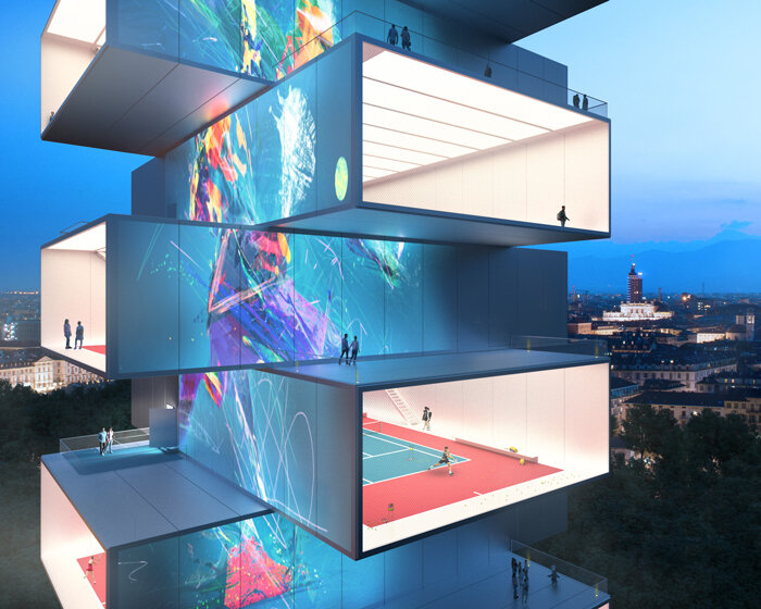 carlo ratti associati unveils 300ft tall 'playscraper' tennis tower concept