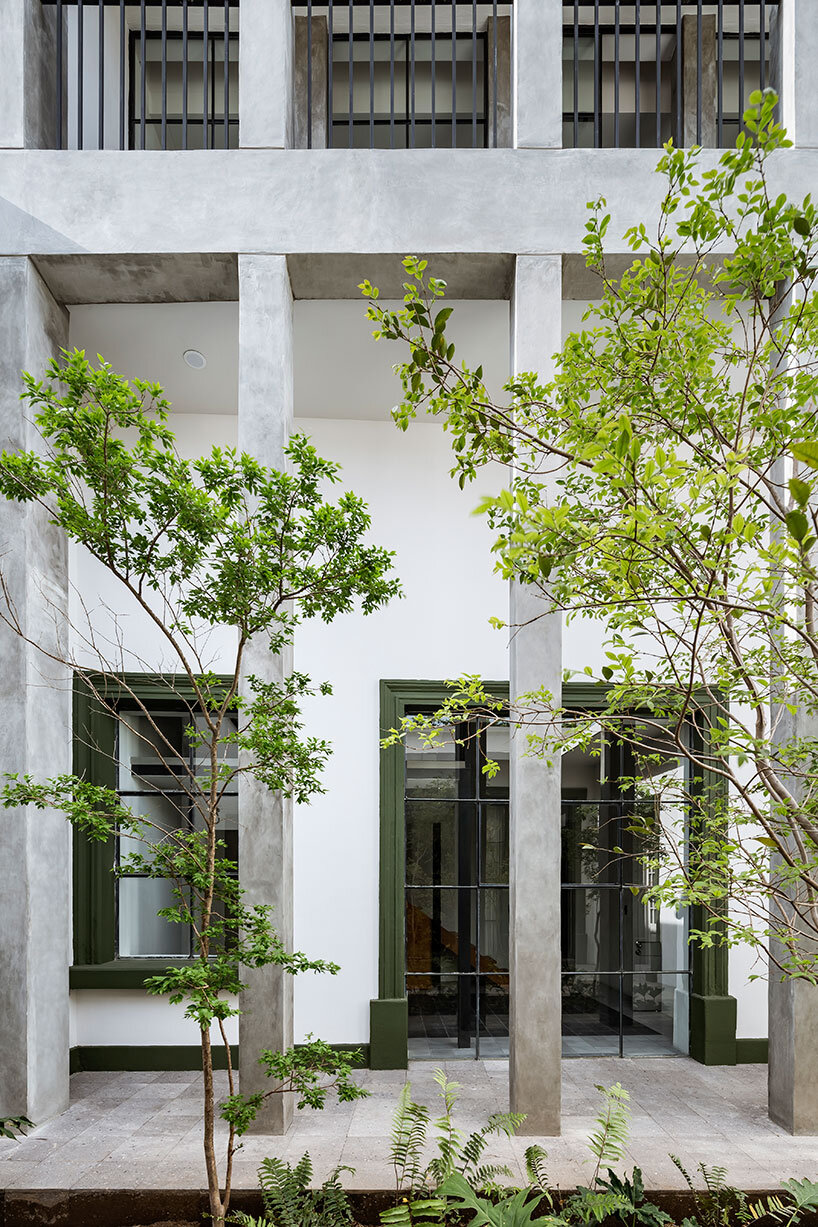 diagrama restores historical residential building with central patio in mexico