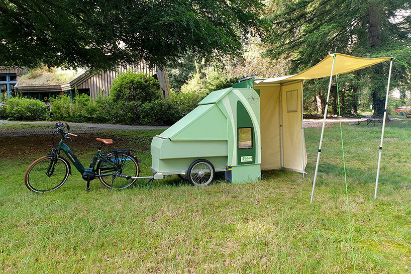 the scout by CreaCon is a camping trailer for