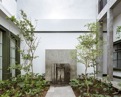diagrama restores historical residential building with central patio in mexico