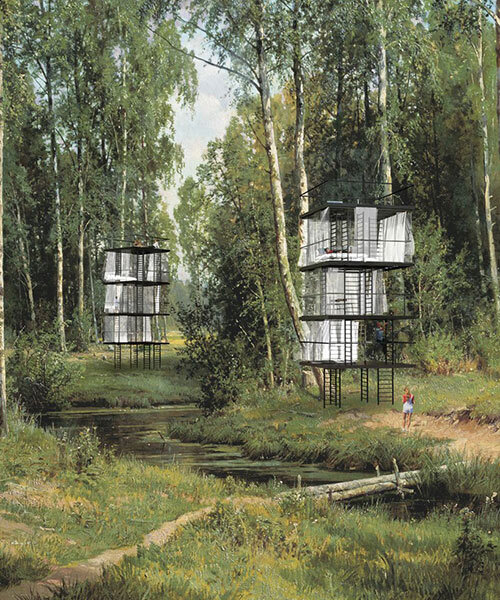 EX FIGURA designs modular system to recreate the experience of living on trees