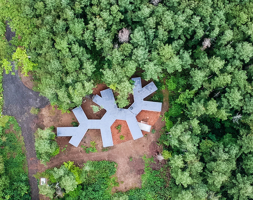 'house in the forest' by florian busch architects is a remote retreat in the woods of hokkaido