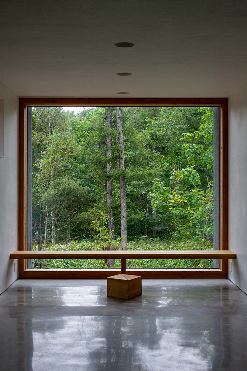 'house in the forest' by florian busch architects is a remote retreat in the woods of hokkaido