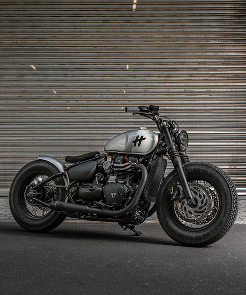 hookie customizes triumph bobber orca motorcycle with bolt-on parts only