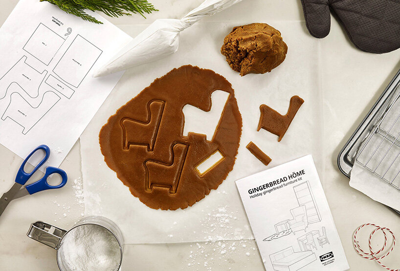 build your own gingerbread house and furniture with these IKEA instructions