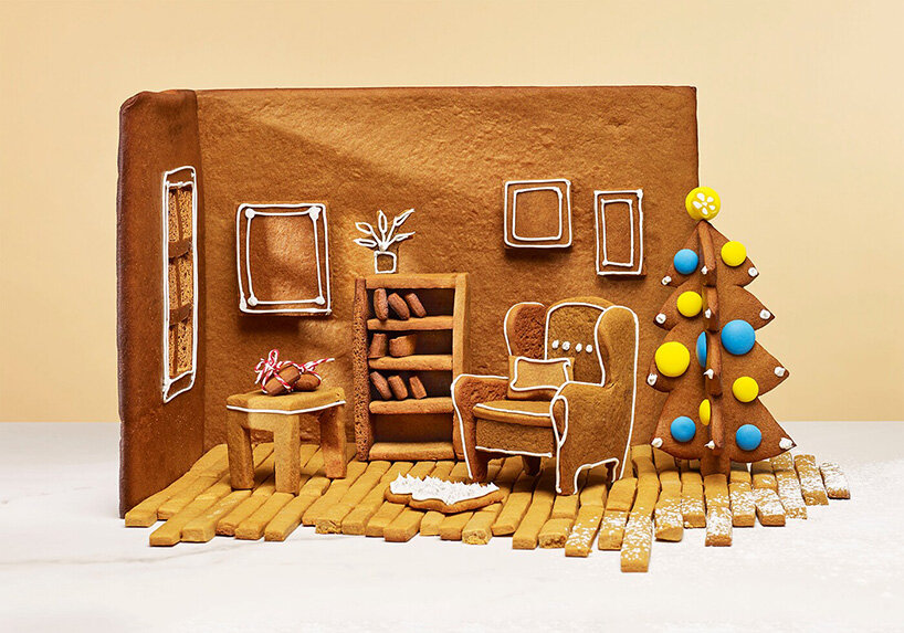 build your own gingerbread house and furniture with these IKEA instructions