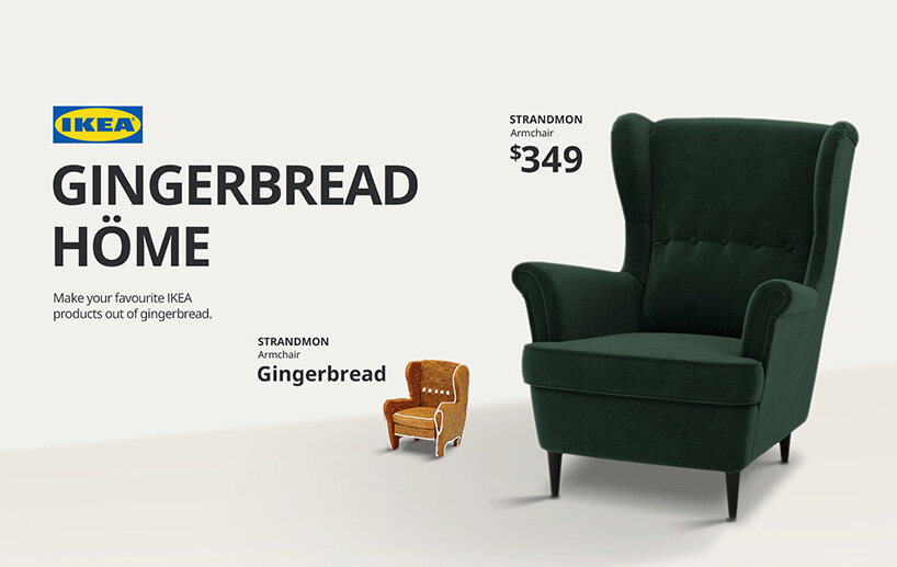 build your own gingerbread house and furniture with these IKEA