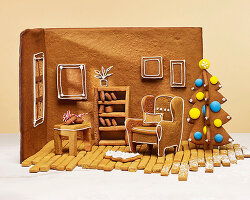 build your own gingerbread house and furniture with these IKEA instructions