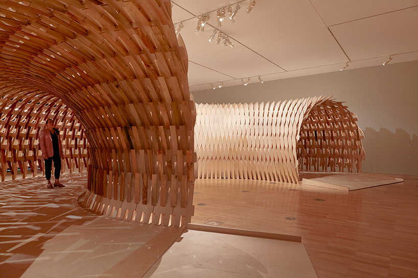 kengo kuma + geoff nees build 'botanical pavilion' at the NGV triennial