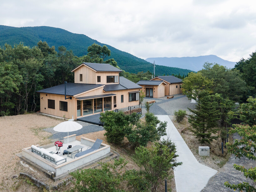 KURU + coil kazuteru matumura architects complete a hostel in rural japan designboom