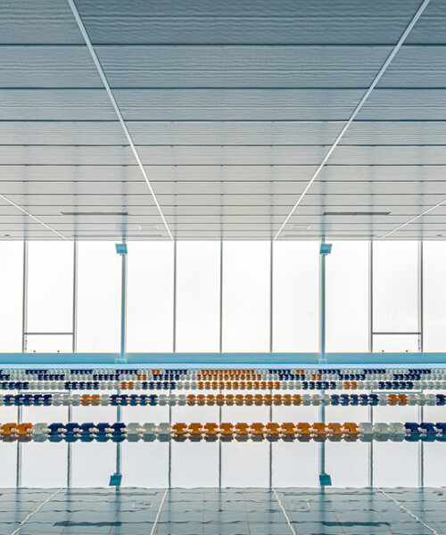 MASA architects prioritizes safety to design kids indoor pool in kaizuka, japan