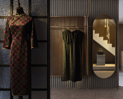 ONE-CU shapes sumptuous interiors for cheongsam workshop in jiangmen, china