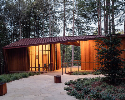 openscope gently frames california's better place forest with its timber visitor center