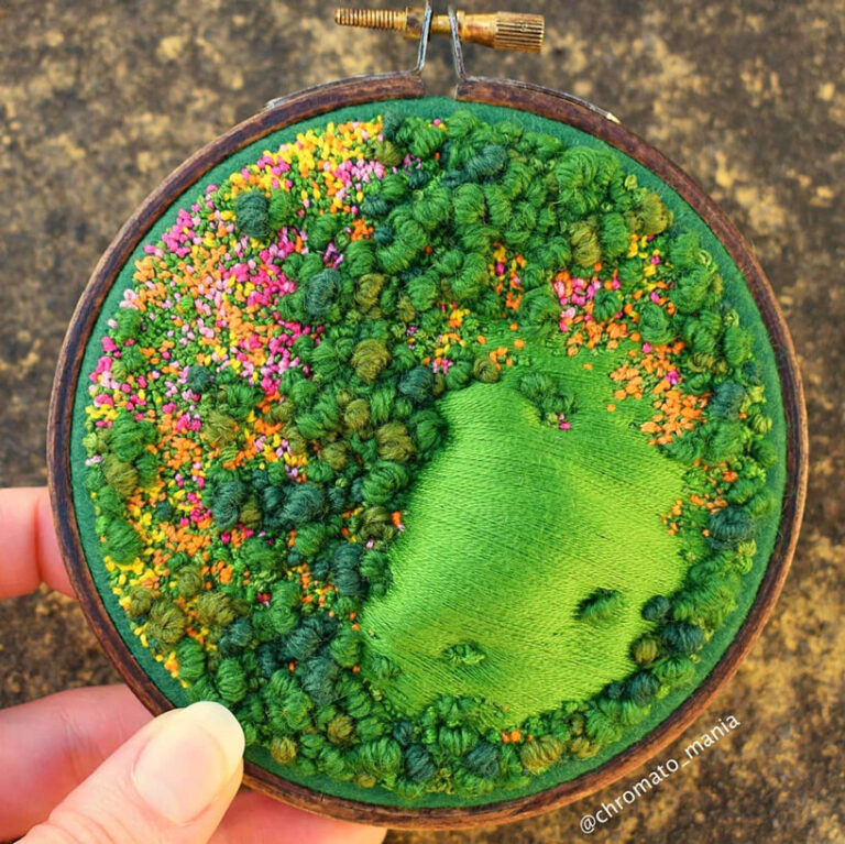 patchwork fields and embroidered landscapes by victoria rose richards
