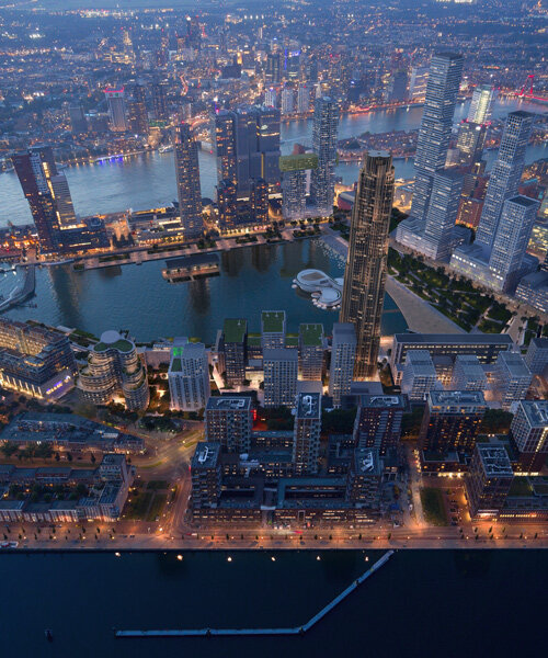 powerhouse company's masterplan for the rotterdam rijnhaven includes buildings by SHoP and mecanoo