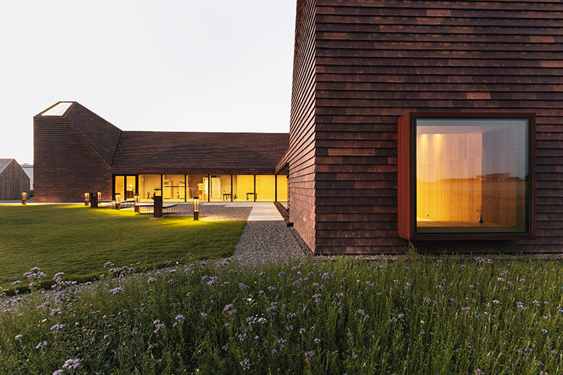 reiulf ramstad recalls jutland's agricultural heritage with 'grain house' visitor center