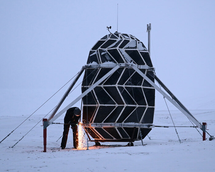 SAGA tests 'lunark' moon habitat in northern greenland's extreme climate conditions
