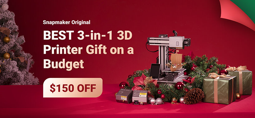 snapmaker three-in-one machine offers ultimate crafting for christmas