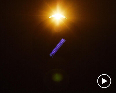 urban sun by studio roosegaarde uses safe UV light to clean public spaces from COVID-19