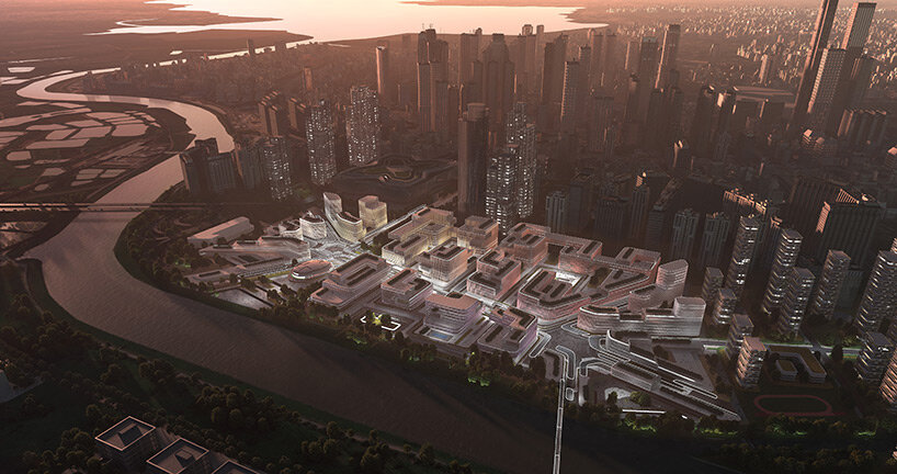 zaha hadid architects masterplans shenzhen's huanggang port area in china