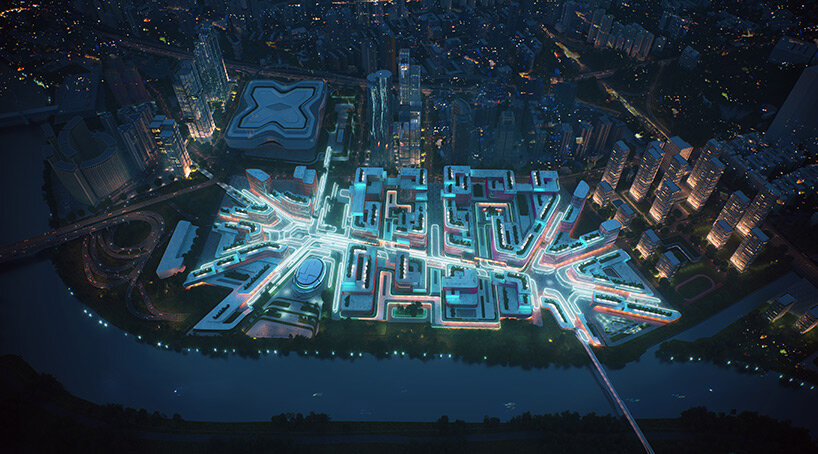 zaha hadid architects masterplans shenzhen's huanggang port area in china