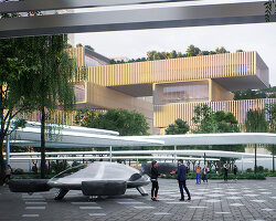 zaha hadid architects masterplans shenzhen's huanggang port area in china