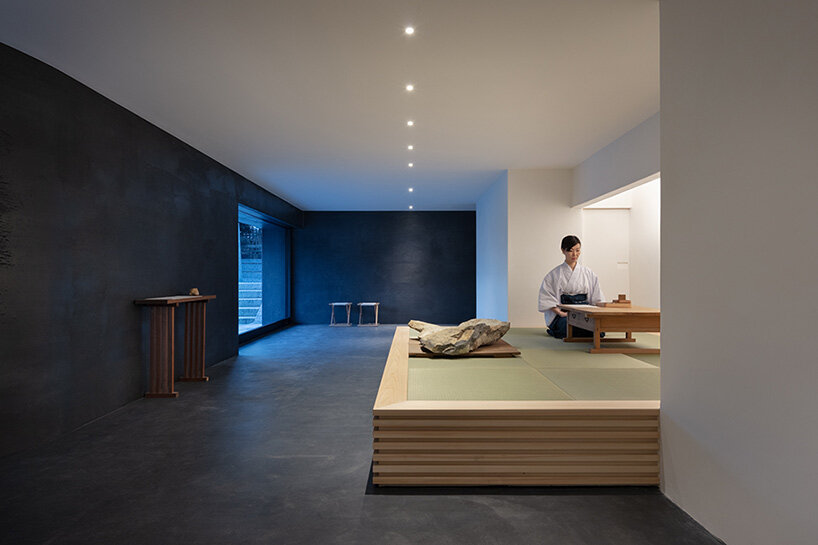 ABOUT renovates award office at the mekari shrine in japan's fukuoka prefecture